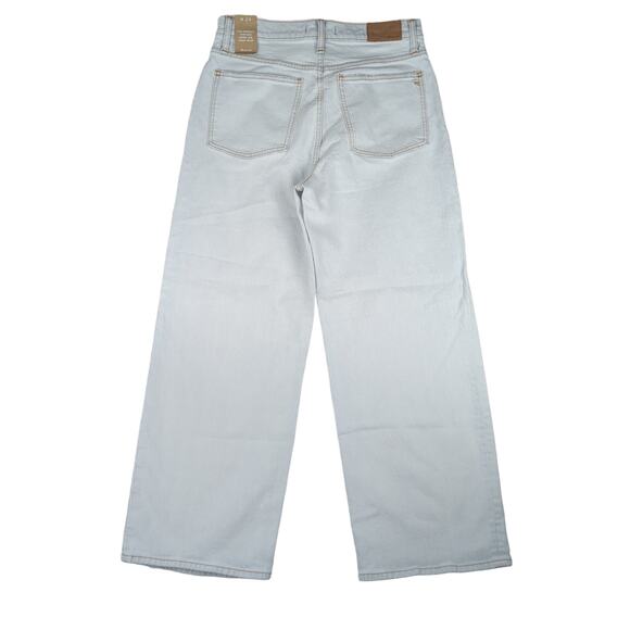 Madewell The Perfect Vintage Wide Leg Crop Jeans Women's Size 29 Light Wash - Picture 4 of 9